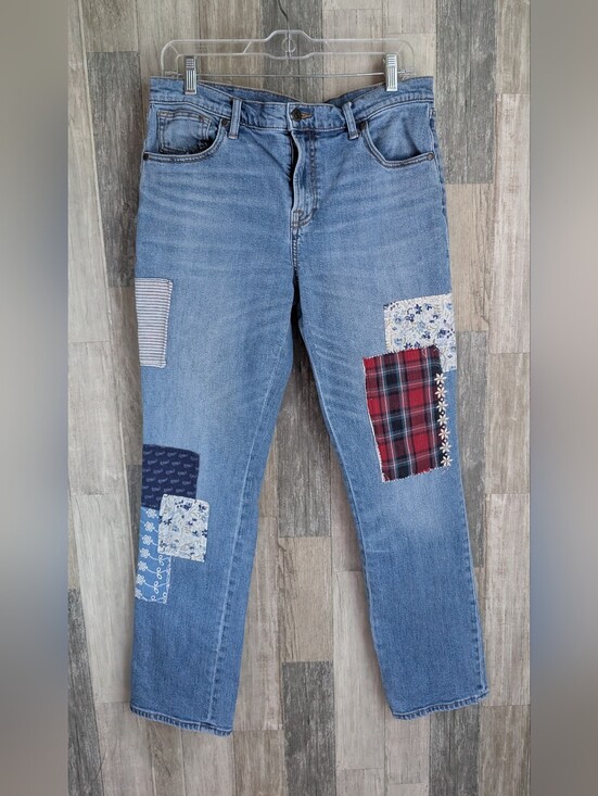 Johnny Was Denim - Johnny Was Patchwork Boyfriend Jeans